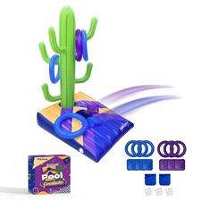 Pool Cornhole Ring Toss Game 2in1 Outdoor Family Adult Backyard Yard Fun