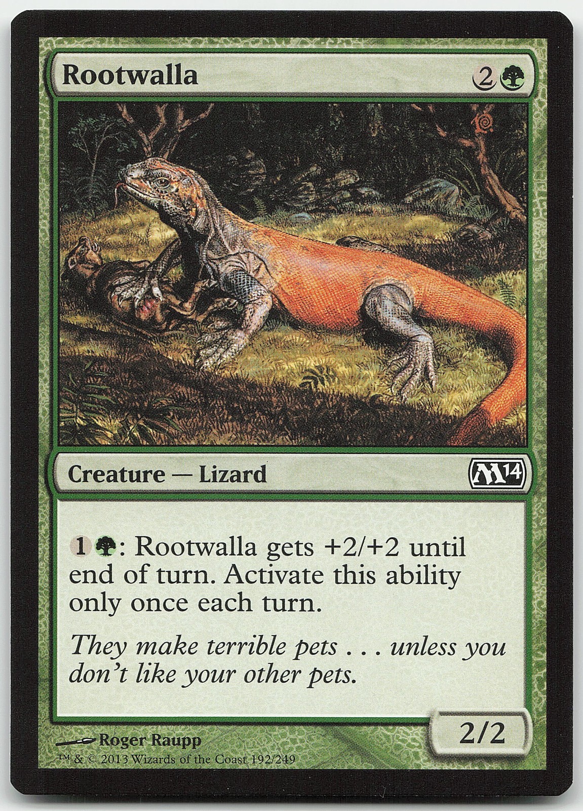 Rootwalla 192 Common Magic 2014 (M14) NM MTG