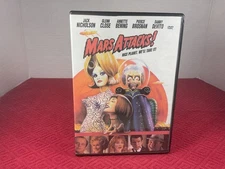 Mars Attacks! (DVD, 1996). Like New. Tested. Free Shipping.