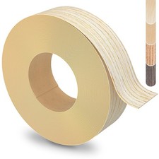 Oak Edge Banding, 3 inch x 25ft roll of Veneer White Edge Banding Pre-glued Flex
