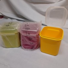 Tupperware 3er-Set Bellevue 1,2l grün, pink, gelb