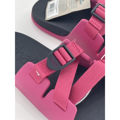 SANDALIAS CHACO CHILLOS DESLIZABLES Rosa Ajustable Talla 6 Niños Nuevas - Imagen 9 de 12