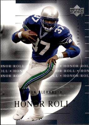 2002 Upper Deck Honor Roll #52 Shaun Alexander Seattle Seahawks