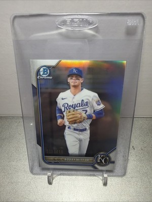 2022 Bowman Chrome Bobby Witt Jr. #BCP-146 Refractor /499 RC Royals