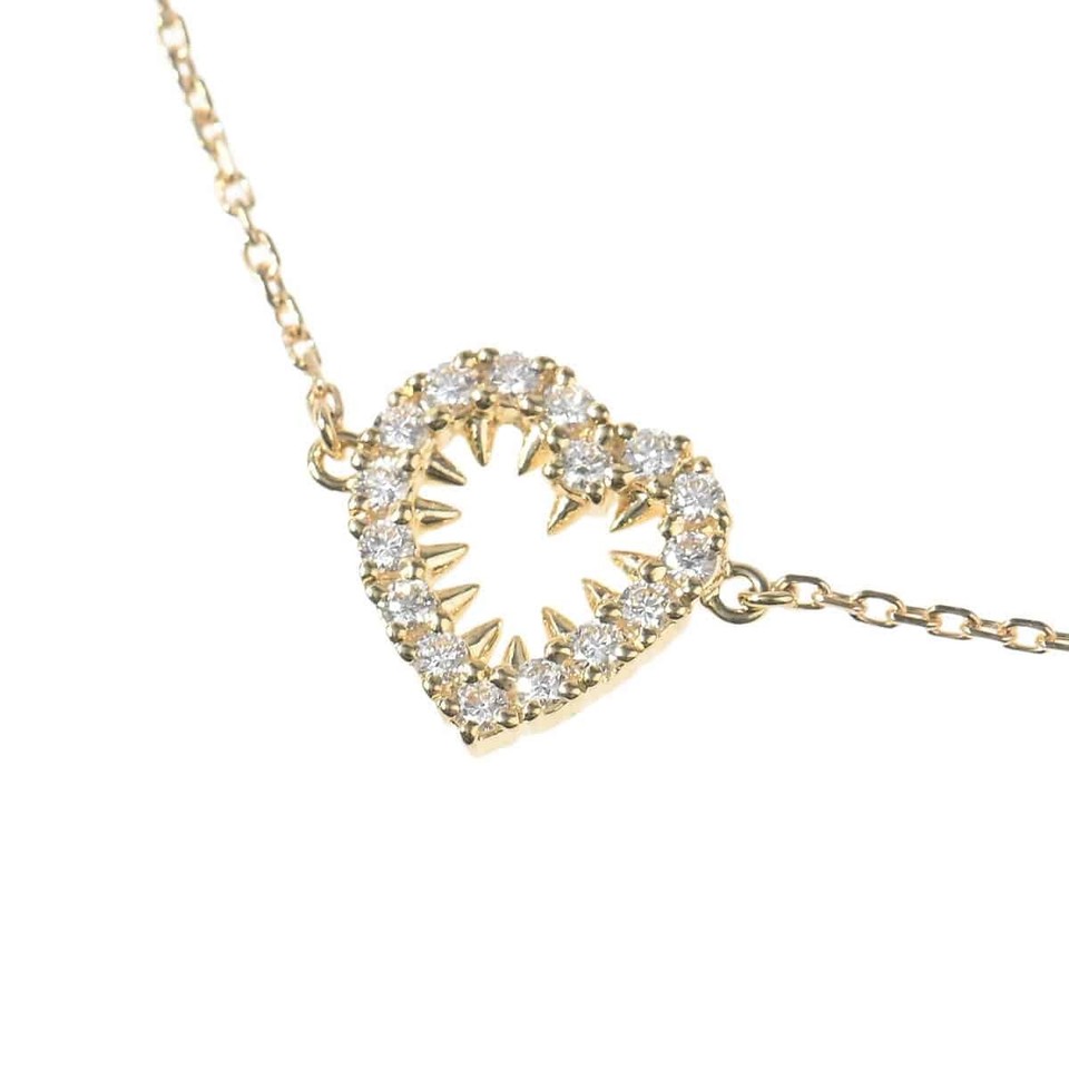 Danger Window TASAKI Danger Herz Diamant 0,12 kt 18 K Gelbgold Armband 6,5 Zoll | eBay.de