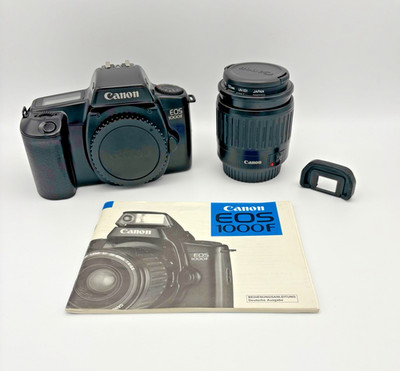 Canon EOS 1000 F Spiegelreflexkamera SLR Kamera mit Objektiv EF 35-80mm