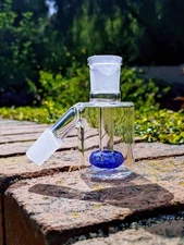 Premium 14mm 45° Lil Sweety Cobalt Ash Catcher for Water Pipe Bong Bubbler