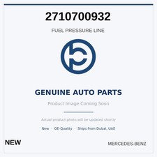 Genuine 2011-2013 Mercedes-benz C250 Fuel Pressure Line 2710700932
