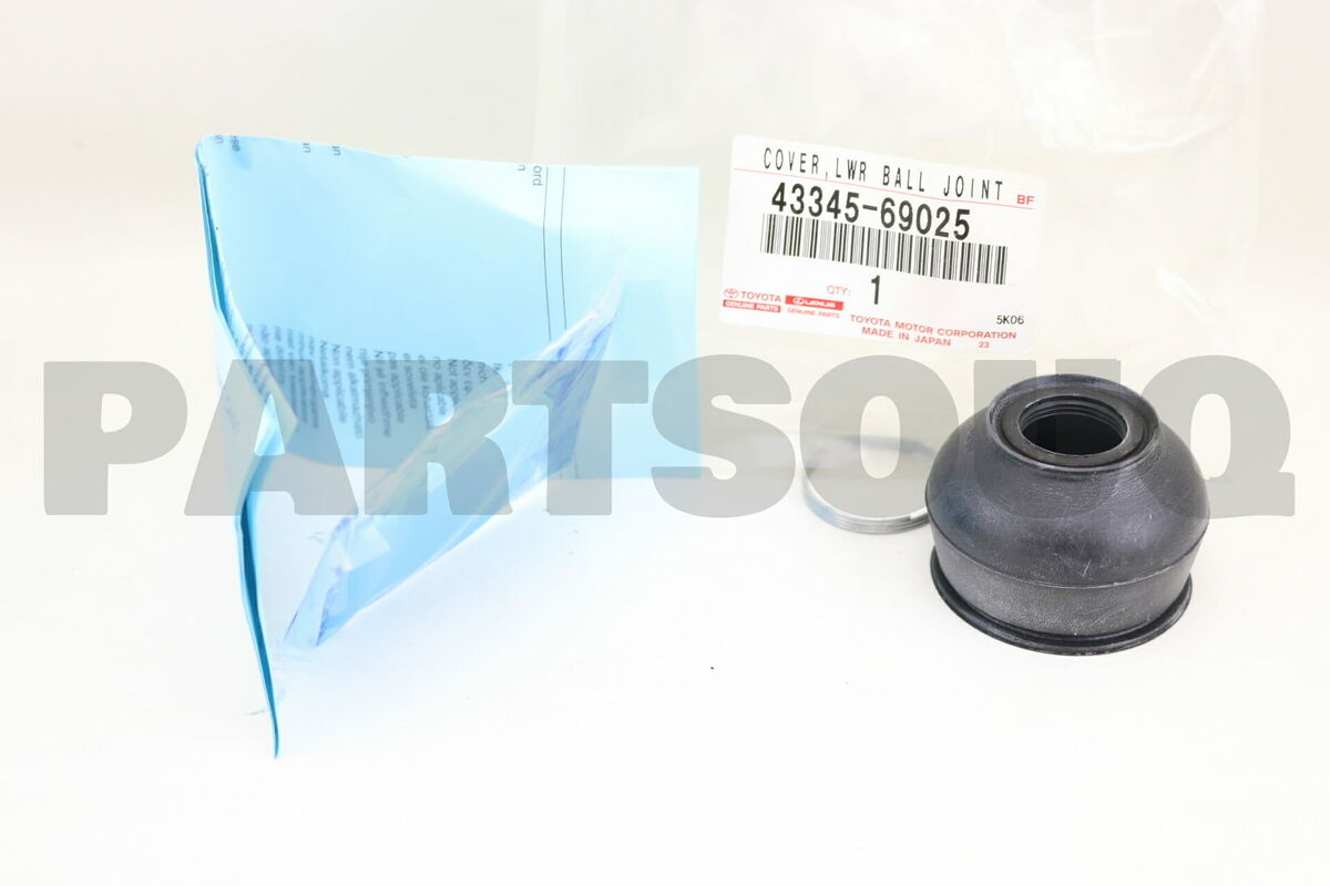 4334569025 Genuine Toyota COVER, LOWER BALL JOINT DUST, RH 4334569025 Genuine Toyota COVER, LOWER BALL JOINT DUST, RH