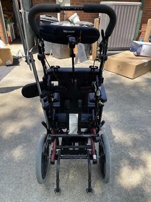 Zippie Iris Tilt-in-Space Manual Rehab Wheelchair 14x12. | eBay