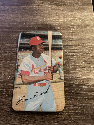 1970 Topps Super Card HOF #11 Lou Brock Cardinals 3X5 NM