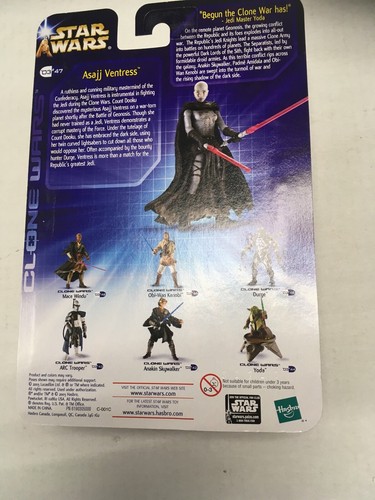 Star Wars Clone Wars Asajj Ventress Sith Apprentice Figure - 第 2/2 張圖片