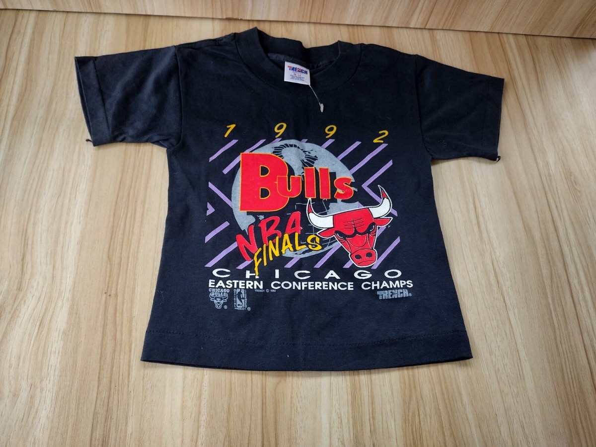NBA Chicago Bulls Tシャツ 1992 KidsM 1992 Chicago Bulls NBA Finals T Shirt Kid's Toddler XS 2-4 Trench