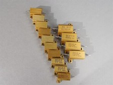 Mixed Lot of 14 Dale Power Resistor 10W, 5W 1  0.1, 1, 51, 75 ohms  Mixed Lot