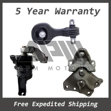 K4585 For 2013 Honda Civic 1.8L Coupe GAS AUTO Motor & Transmission Mount Kit 3X