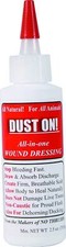 Durvet Dust-On All In One 100% Natural Wound Dressing 2.5 Oz. Clay