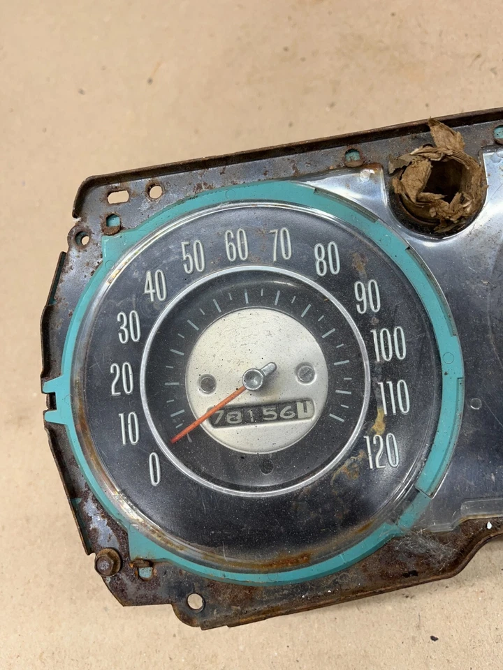 1964 1965 64 65 Chevelle Malibu El Camino Velocímetro Medidores de tablero Proyecto de reloj Foto 2 de 4