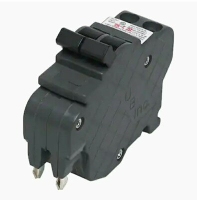 #ad New Connecticut Electric NC0220 Stab Lock UBIF0220N 20a 120 240v Circuit Breaker $35.00