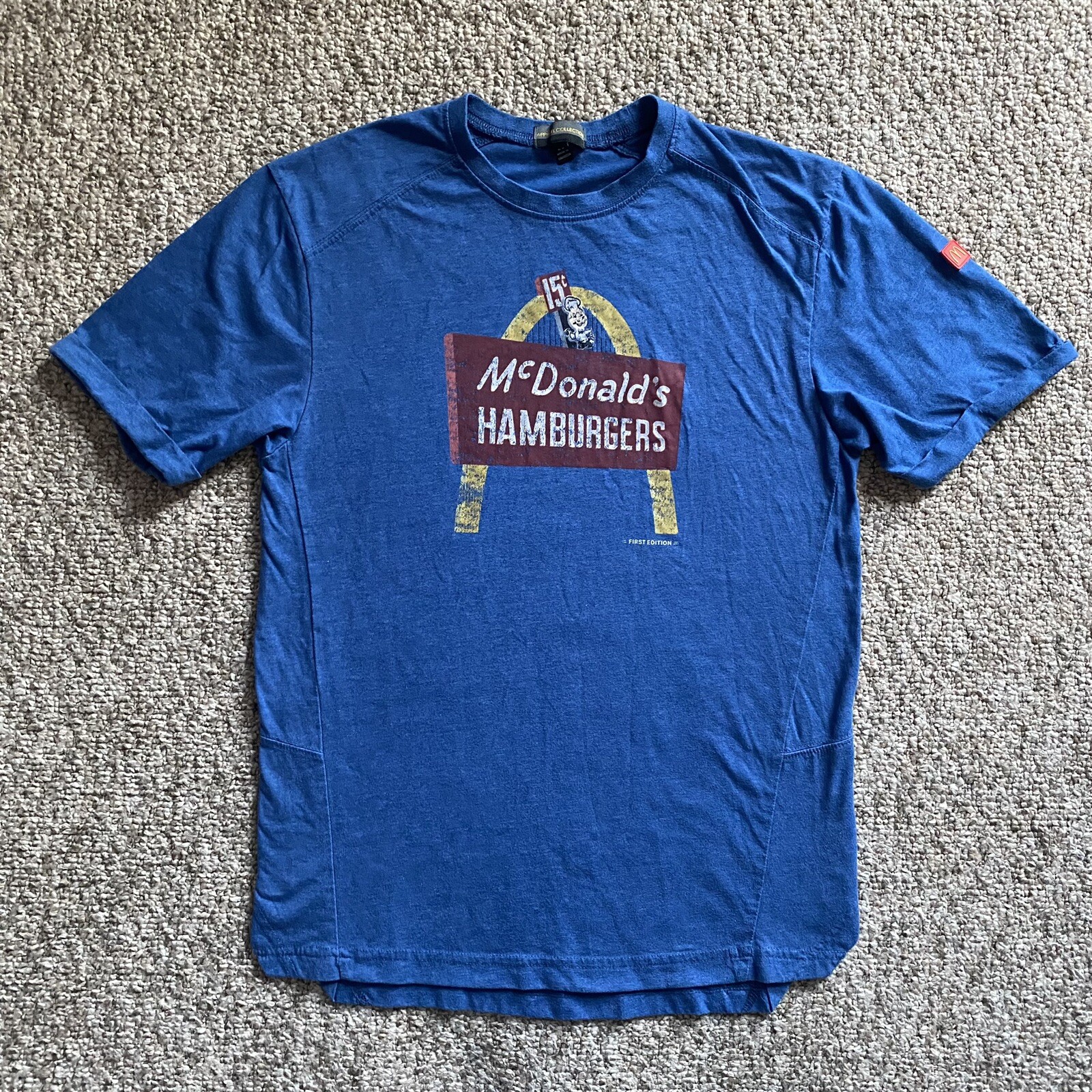 McDonalds Apparel Collection T Shirt Mens Small Blue … Gem