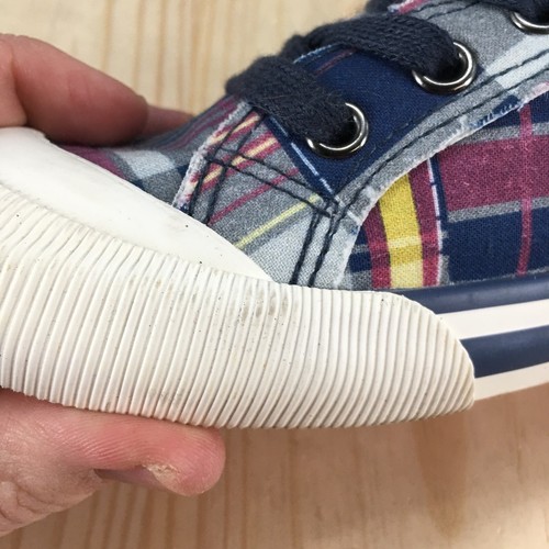 Rocket Dog Shoes Womens 6.5 Jazzin Bridger Patchwork Sneaker Blue Canvas Lace Up - Picture 7 of 17