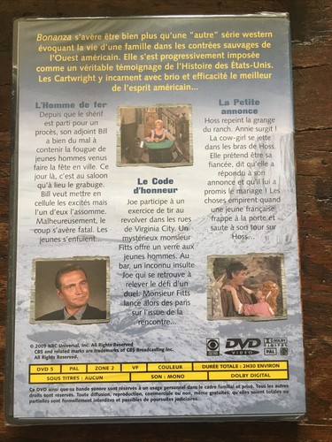 COLLECTION BONANZA DVD N°39 ... SERIE WESTERN .. 3 EPISODES - Picture 2 of 2
