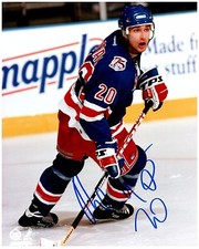 New York Rangers RADEK DVORAK Signed Autographed 8x10 Pic C