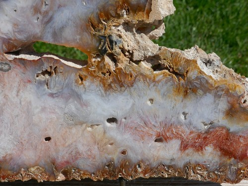 TCR MCDERMITT SAGENITE AGATE/JASPER/LAPIDARY POLISHED SLAB 541 GRAMS - Picture 3 of 4