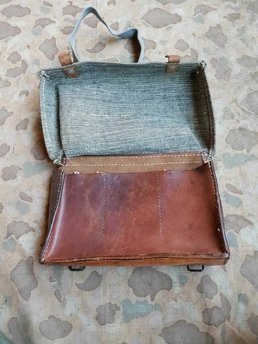 ¡Bolsa original del ejército suizo bolsa para tarjetas! 1943 - Imagen 4 de 10