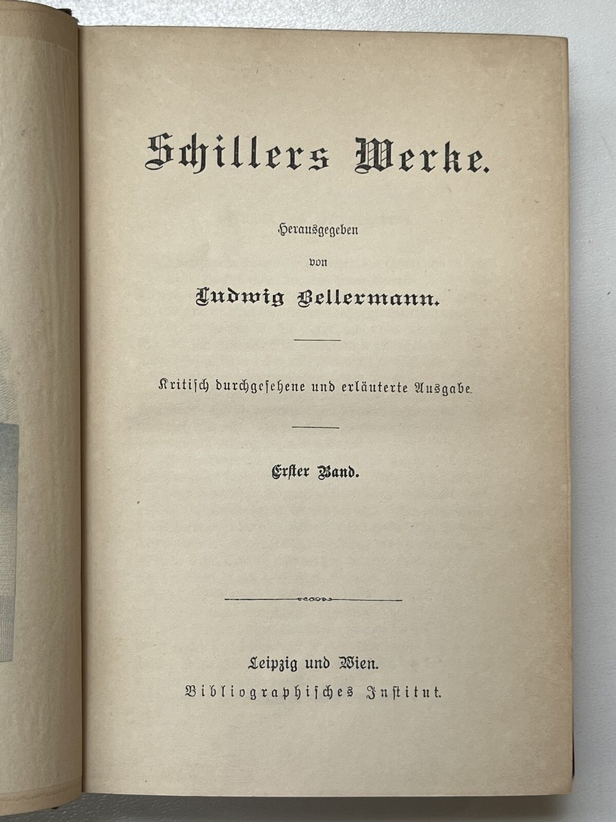 Schillers Werke 1-12 4冊セット Schillers Werke 1-12 4冊セット Schillers Werke (4 volumes