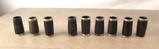 Lot of 9 Clarinet Wood,plastic Barrels