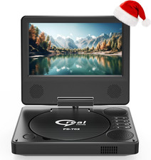 Reproductor de DVD port til de 9,5" con pantalla giratoria de 7,5", bater a inte