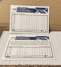 2023 Topps Series 2 Baseball Complete Base Set Cards #331-660