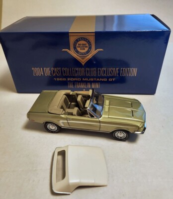 ★少数限定★フランクリンミントFranklin Mintマスタング荒馬フェラーリ Franklin Mint 1968 Ford Mustang GT Convertible Limited Edition 1