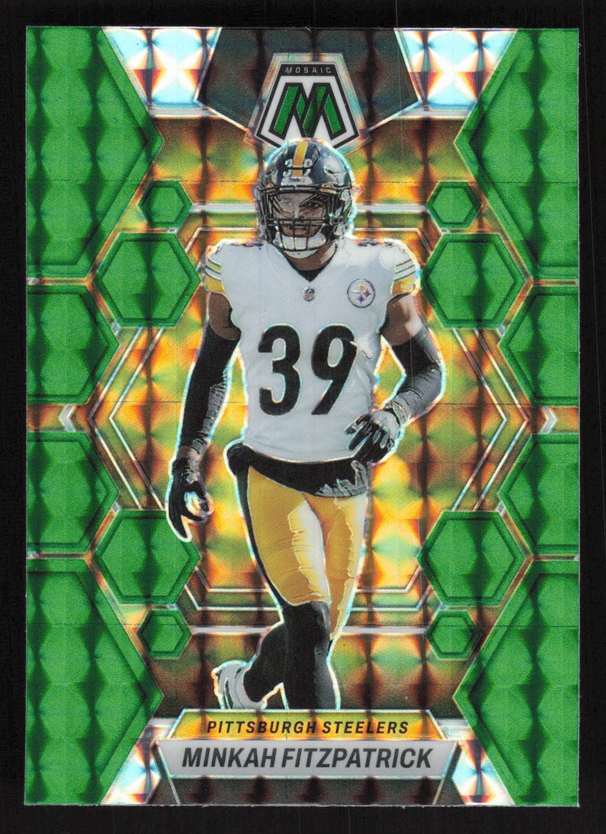2023 Panini Mosaic #206 Minkah Fitzpatrick Green Prizm Card TCCCX