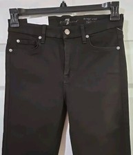 7 For All Mankind High Waist Super Skinny Slim Illusion Luxe Jeans Sz 29