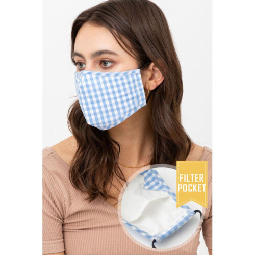 Máscara facial de moda de algodón reutilizable de calidad para adultos filtro bolsillo nariz alambre bonito - Imagen 150 de 169