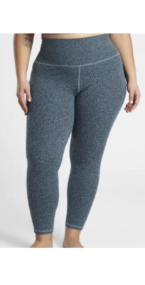 Athleta 2x Salutation Stash Pocket II Textured 7/8 Tight 631936 Leopard Cheetah