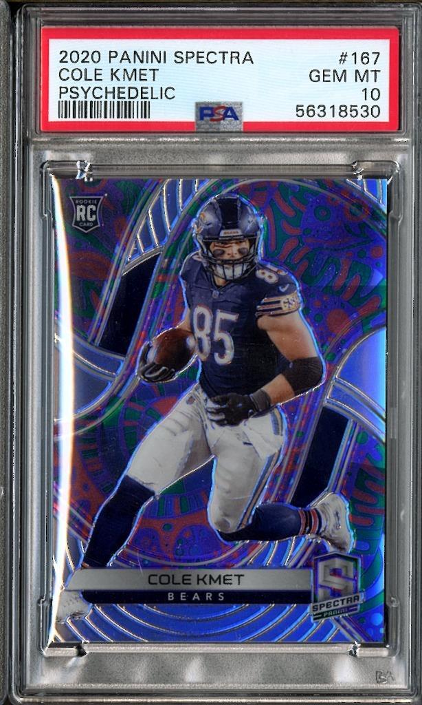 Cole Kmet Panini Spectra #167 Psychedelic
