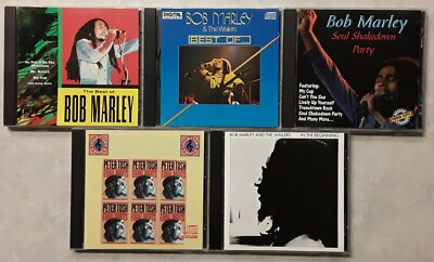 BOB MARLEY Soul Shakedown 5 CD lot IN THE BEGINNING Best of JAPAN PETER TOSH 