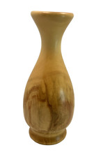 Vtg Aspen Wooden Vase Hand Turned by Canyon Country Wood Products USA 11.5  