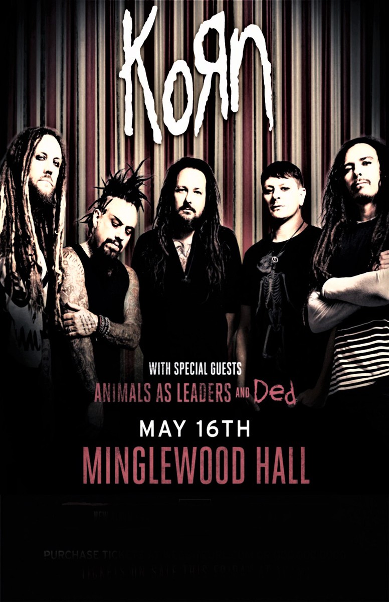 Korn Concert poster Tour 12