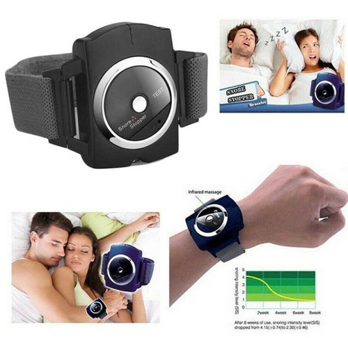 Snore Stopper Watch Sleep Snoring Aid Tool Wrist Band Bracelet Device Band m - Picture 10 of 13
