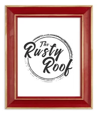 Distressed Classic - Classic Red Picture Frame - Solid Wood