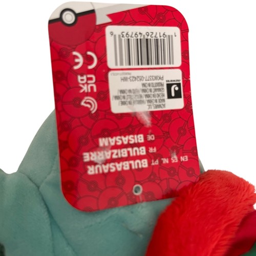 Pokemon Bulbasaur Stofftier Plüschtier 7 Zoll Neu mit Etikett Wintermütze Jazwares Nintendo - Bild 9 von 13