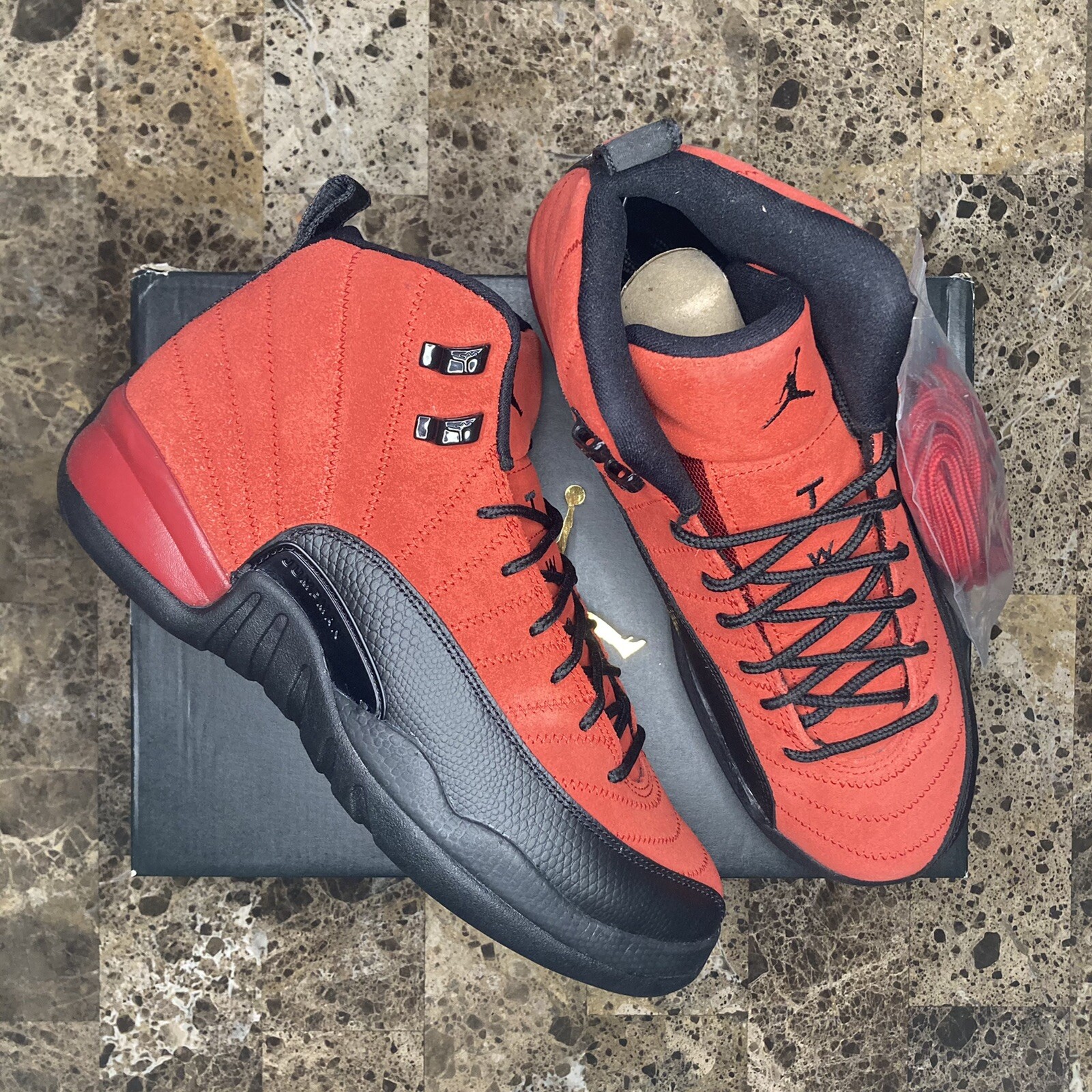 black and red retro 12s