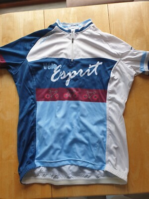 Rare Velo Esprit Womens short sleeve cycling top size 10
