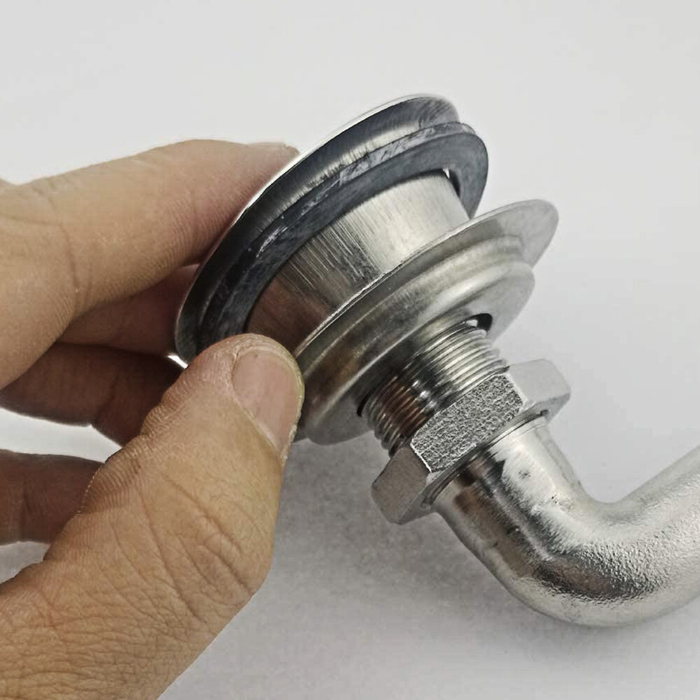 316 Edelstahl Tankentlüftung 90 Grad - Für Boote & Kraftstofftanks