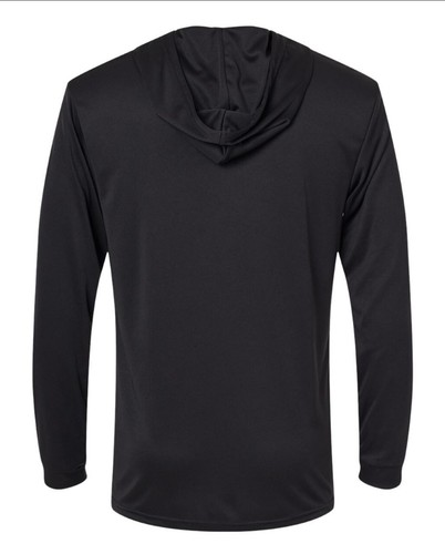 HOODED T-SHIRT LONG SLEEVE FOR MENS PLAIN ALL COLORS & SIZE S-M-L-XL-2XL TEE - Picture 13 of 21