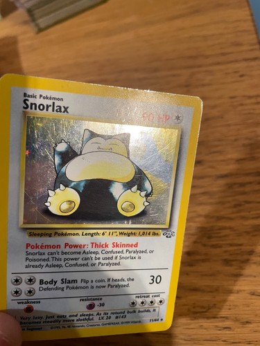 Snorlax (11/64) Holo Jungle Set Pokemon Card! FAST & FREE P&P! - Picture 43 of 78