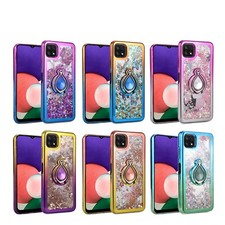 Boost Mobile Celero 5G 2021 Case, Optional Screen Protector Glitter Ring